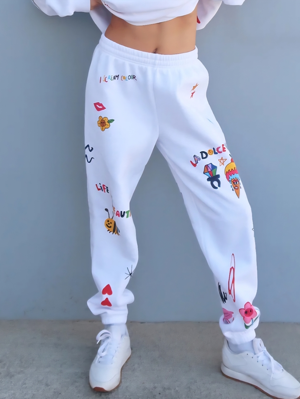 The Mayfair Group x ISCREAMCOLOUR "Somebody Loves You"  sweatpants, Size S/M